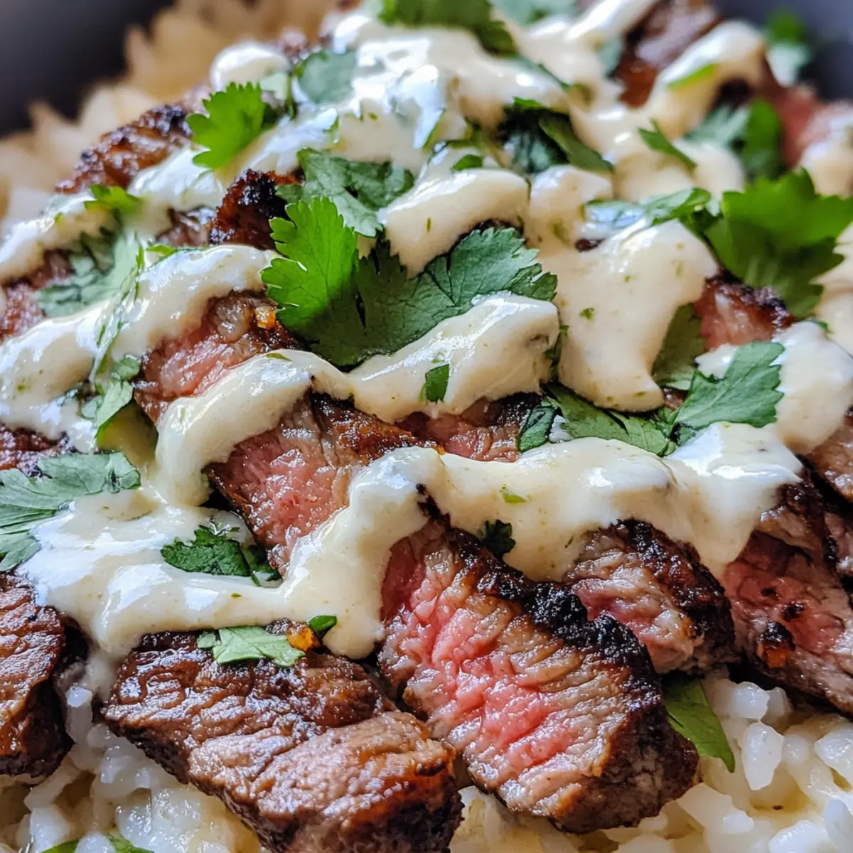 Steak & Queso Rice