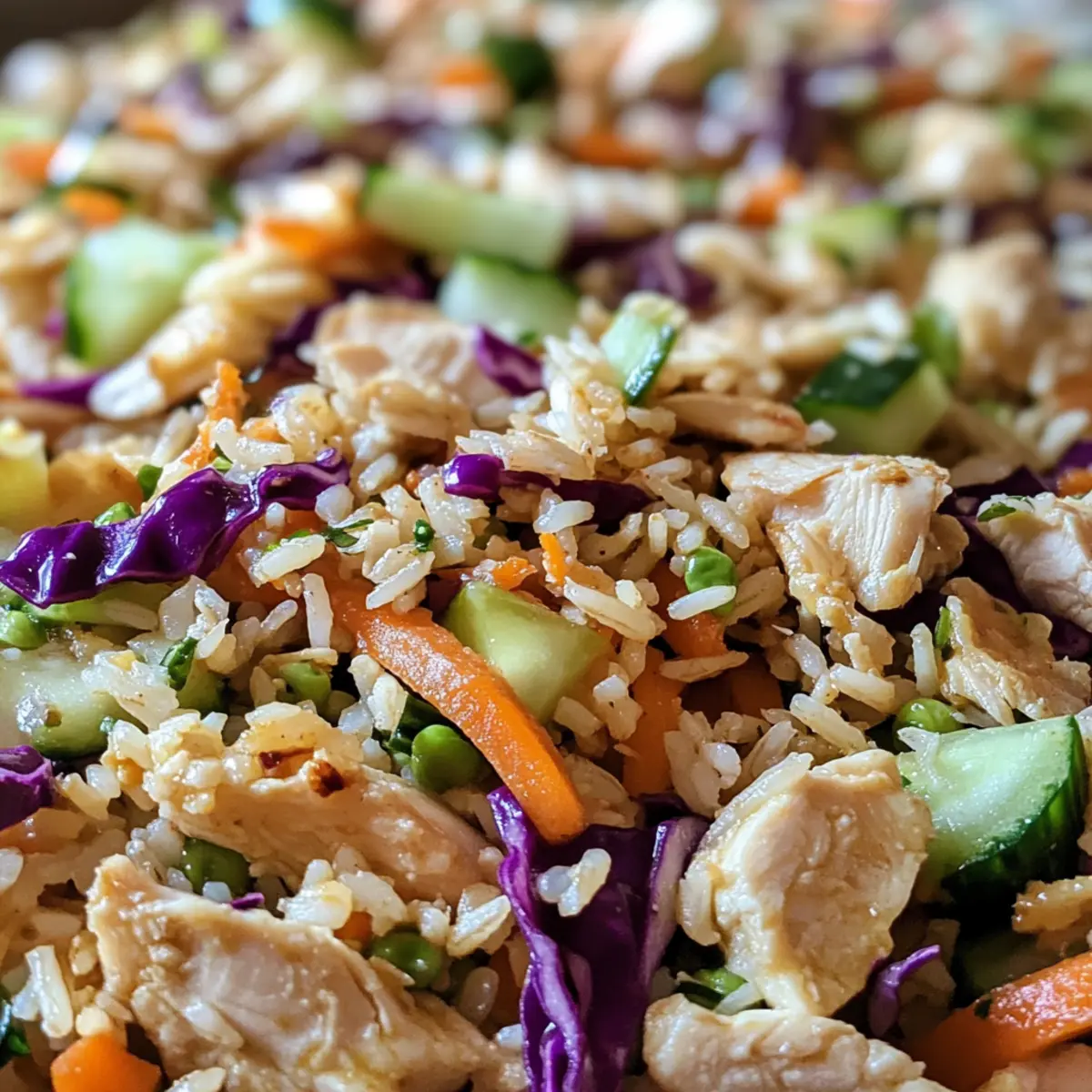 Savor Chicken Crispy Rice Salad