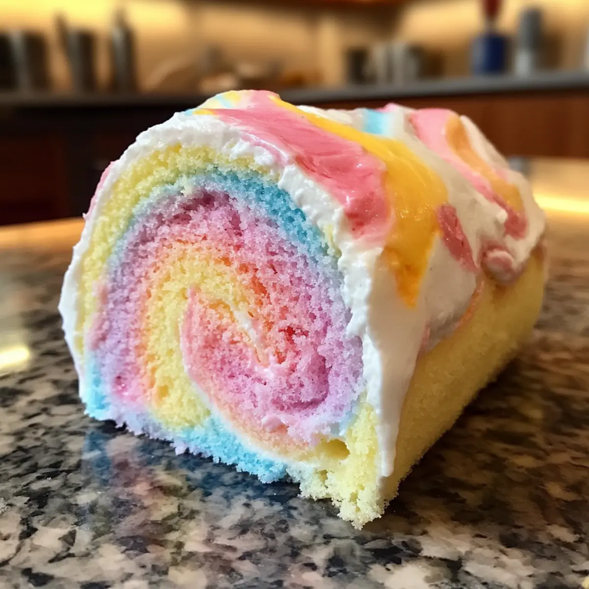 Japanese Cotton Candy Cake Roll