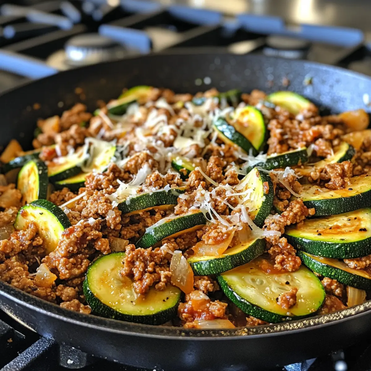Ground Turkey and Zucchini Skillet