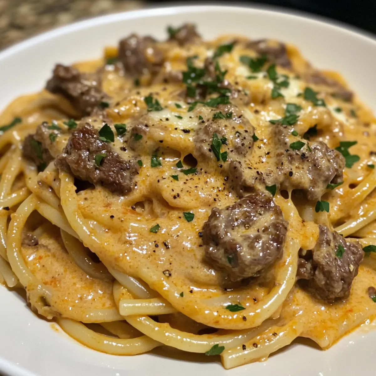 Cajun Beef Spaghetti