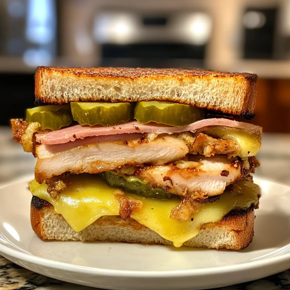 Grilled Mojo Chicken Cuban Sandwich