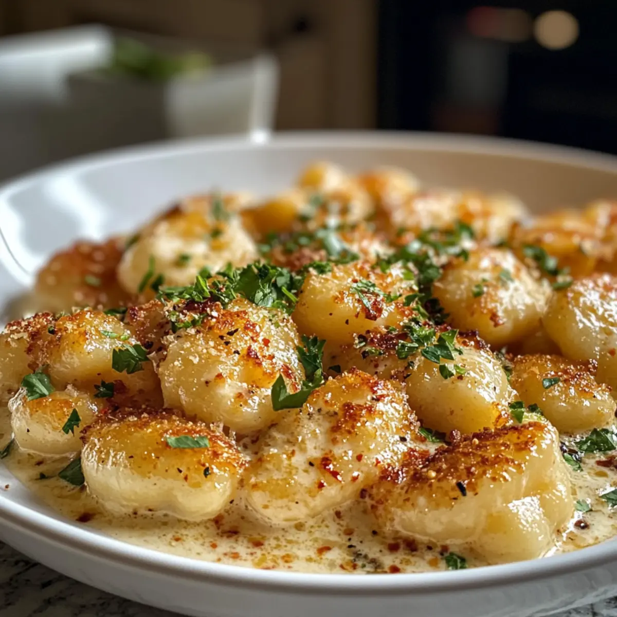 Heavenly Millionaire Gnocchi with Creamy Sauce