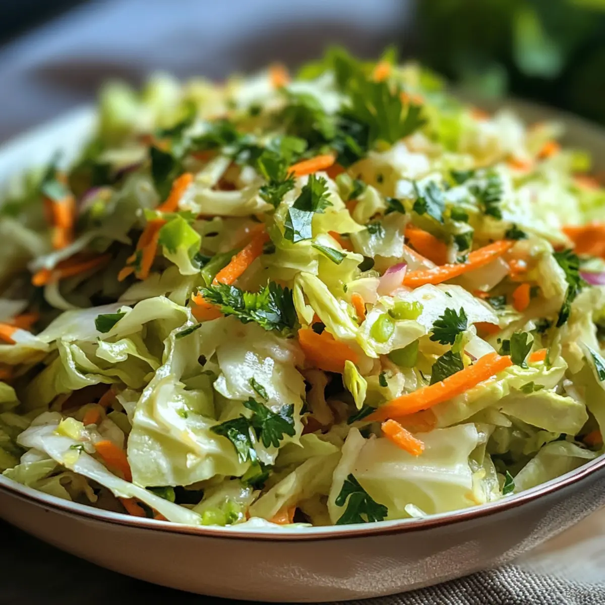 Cabbage Dijon Lime Salad