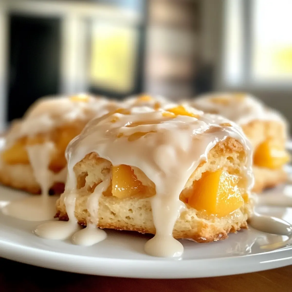 Peach Butter Swim Biscuits