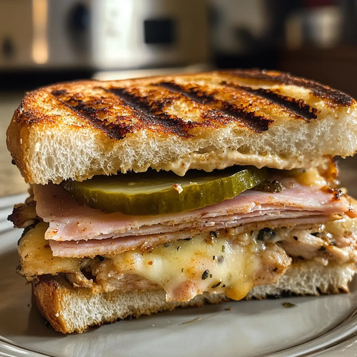 Grilled Mojo Chicken Cuban Sandwich