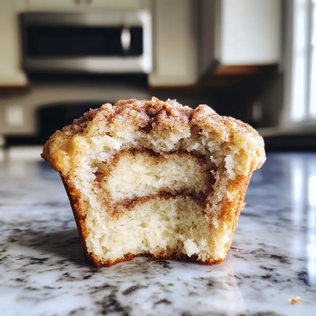 Fluffy Cinnamon Roll Muffins