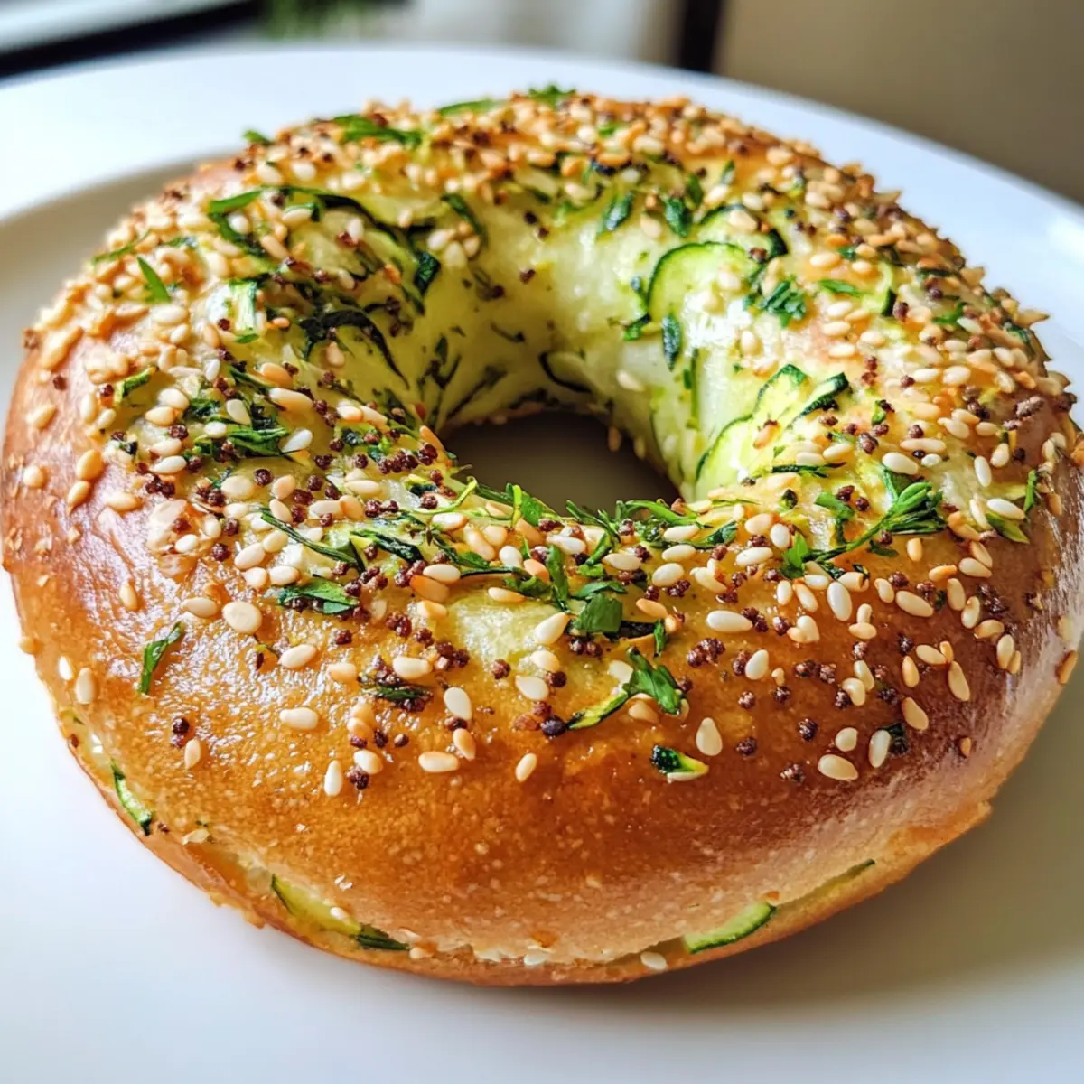 Zucchini Bagels