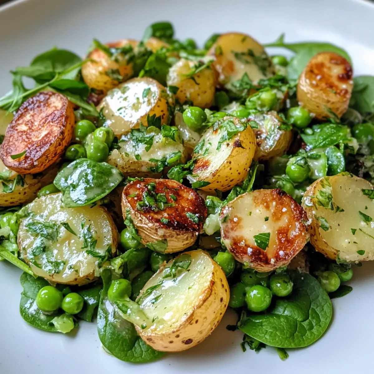Green Salad & New Potatoes