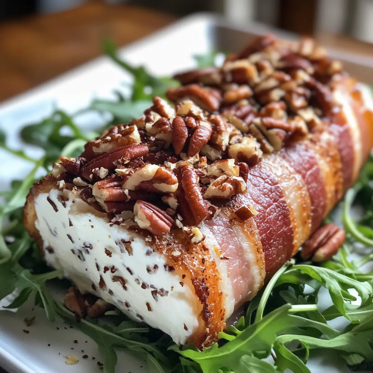 Million Dollar Bacon Goat Cheese Appetizer Log