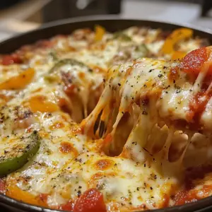 Low Carb Crustless Pizza Bowl