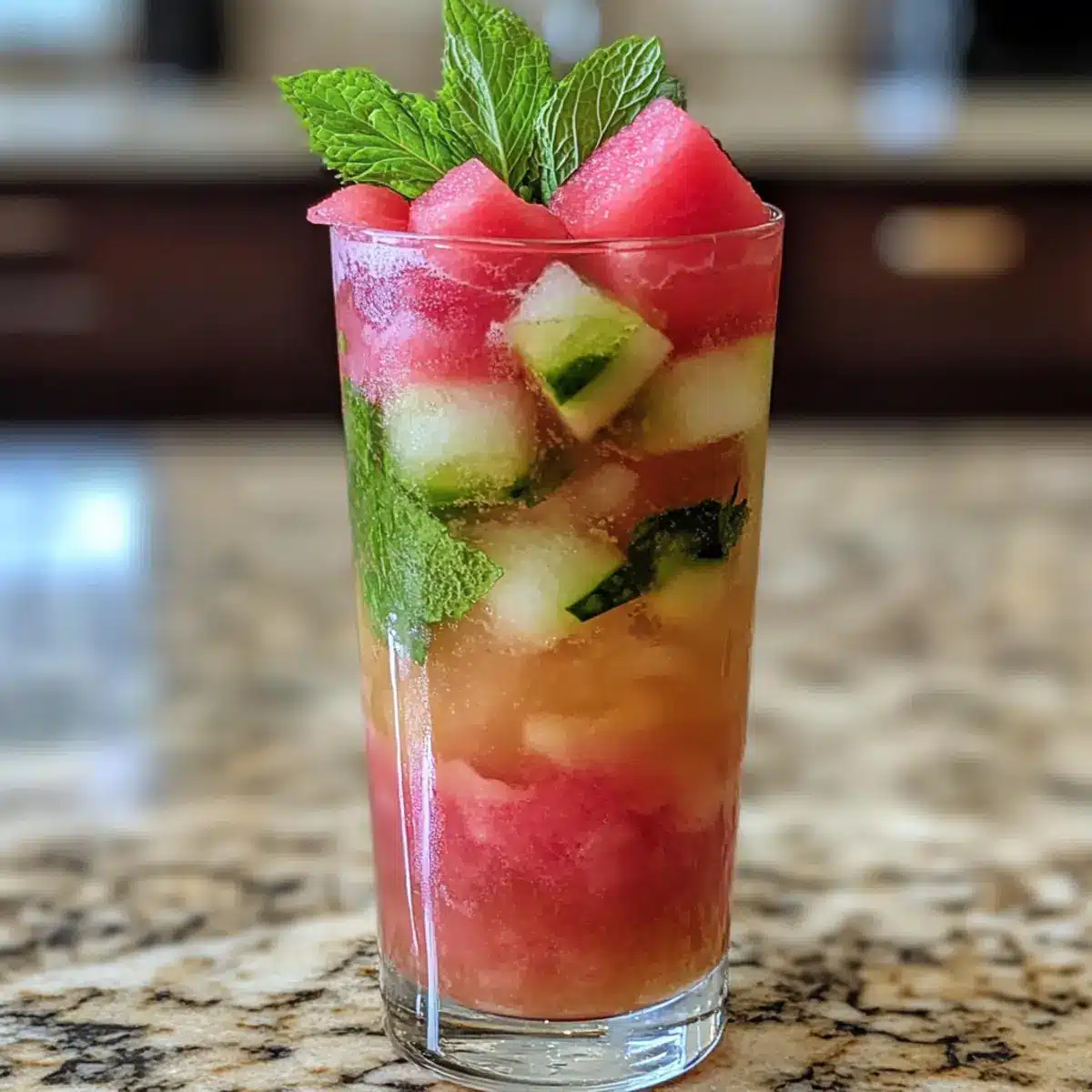 Watermelon Rose Drink