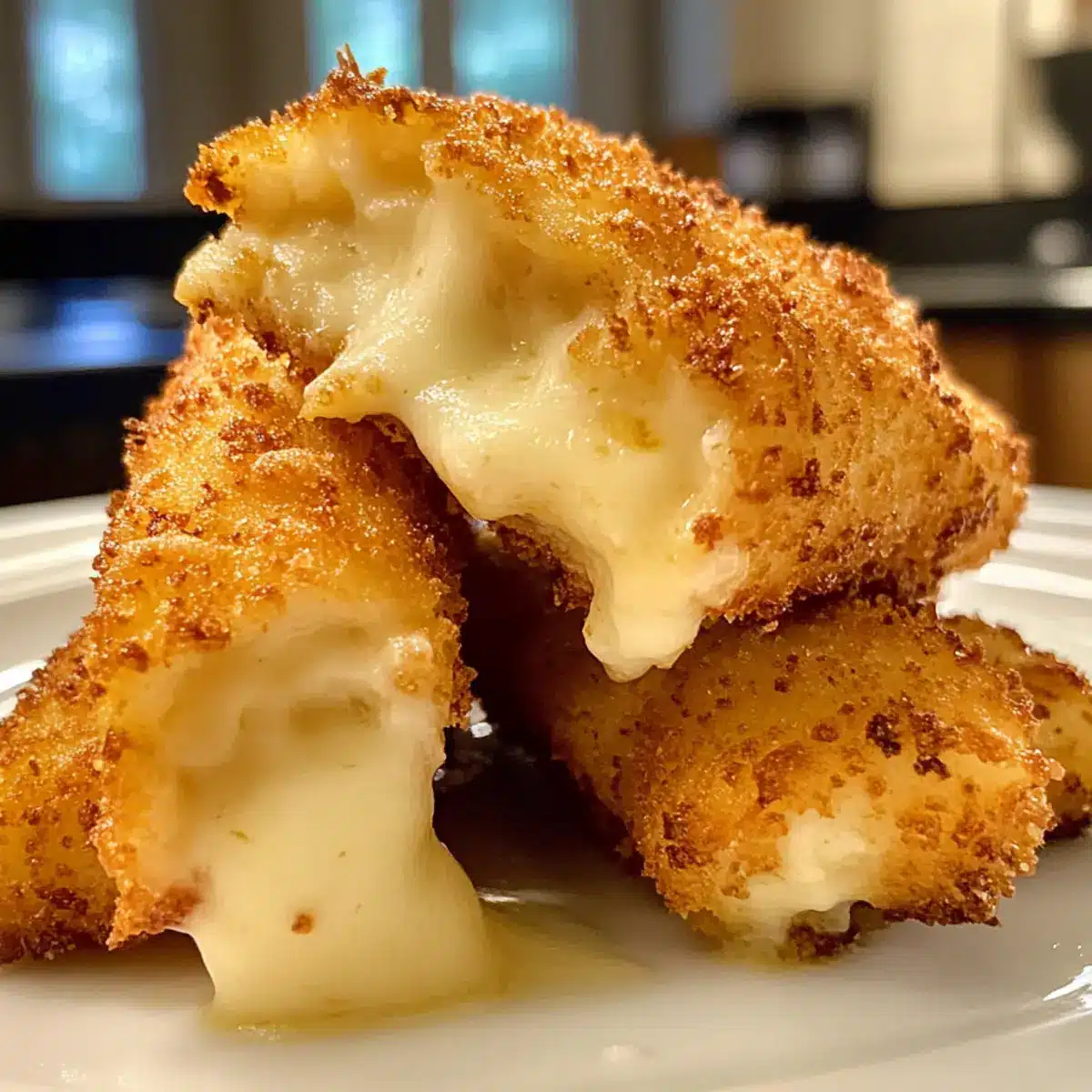 Crispy Homemade Mozzarella Sticks