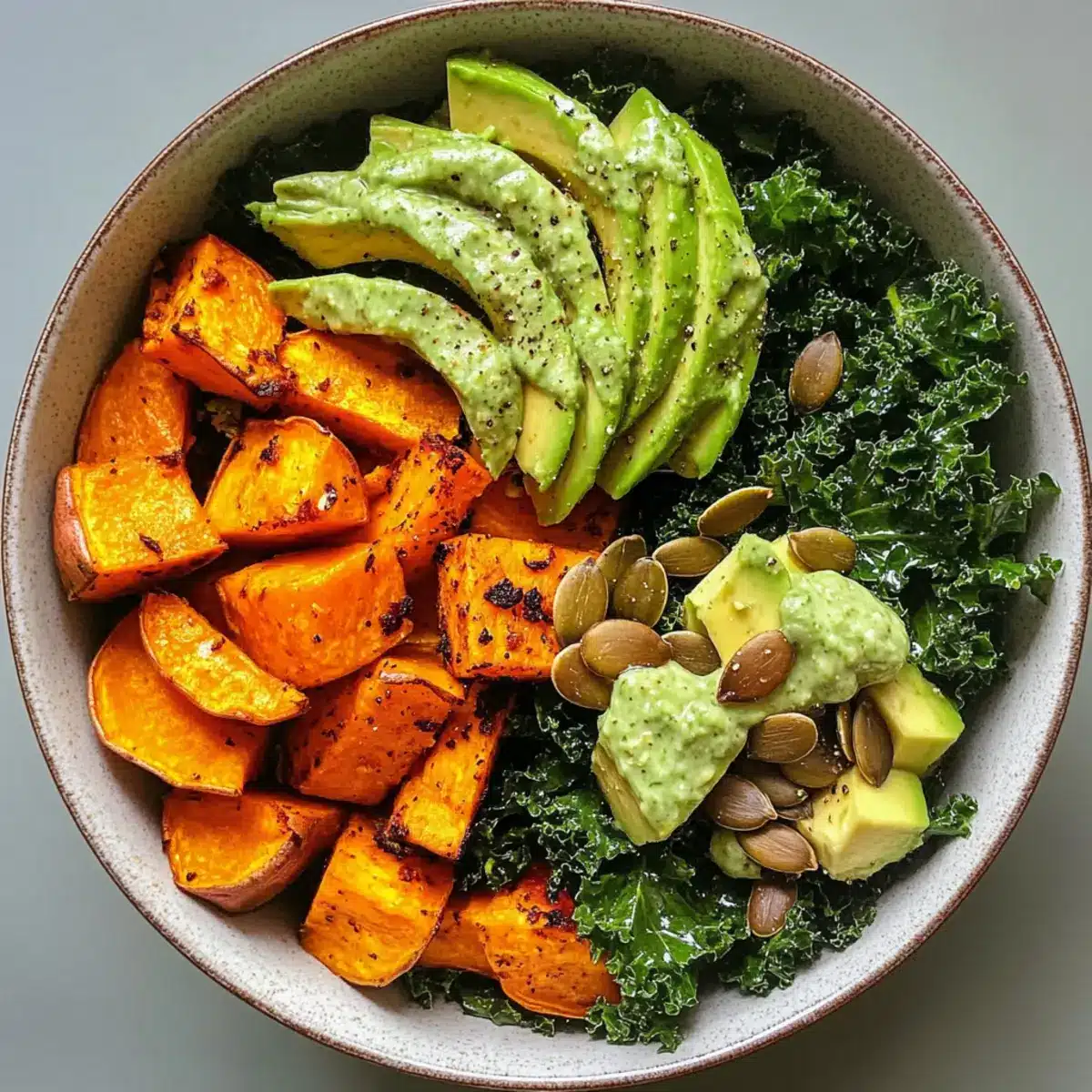Harissa-Roasted Sweet Potato Power Salad
