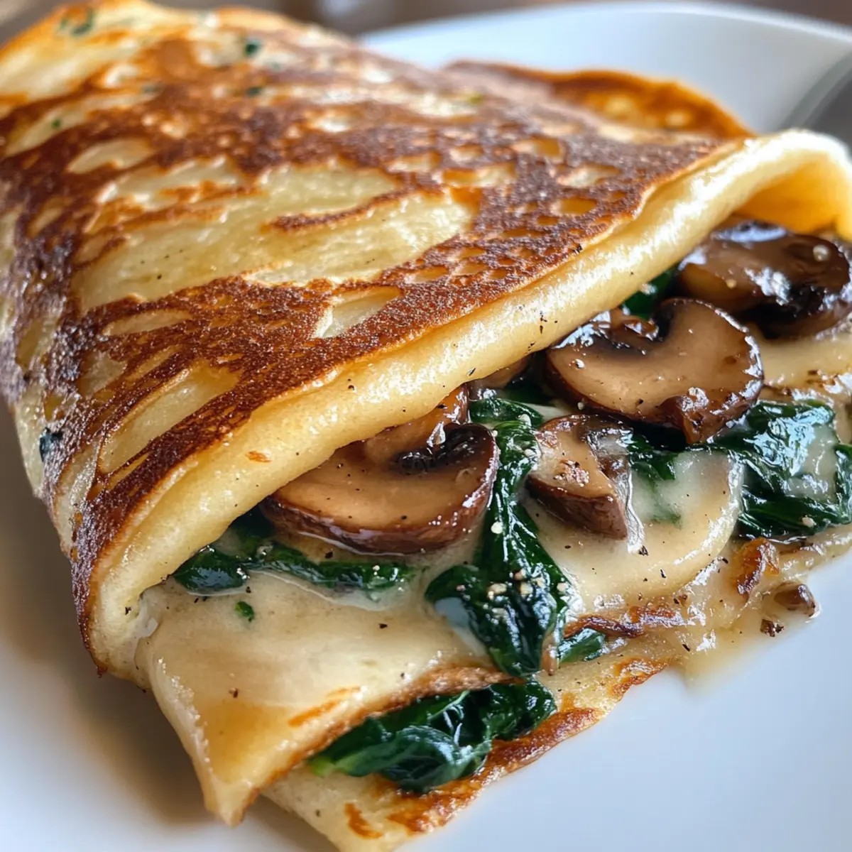 Mushroom Crepes