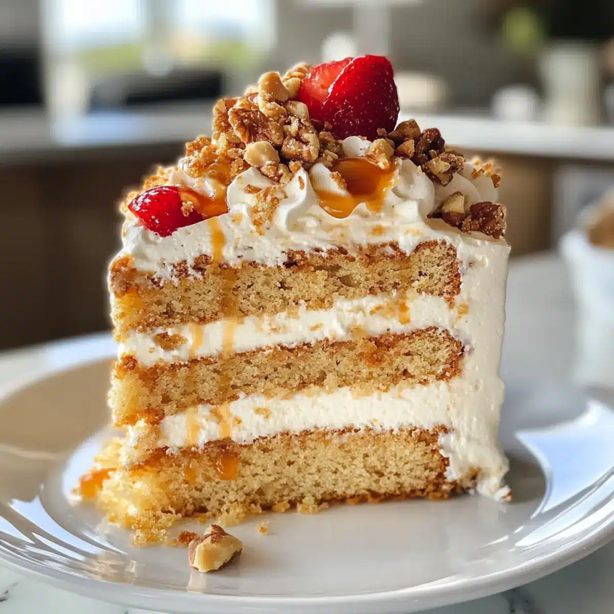 Butterscotch Crunch Cake