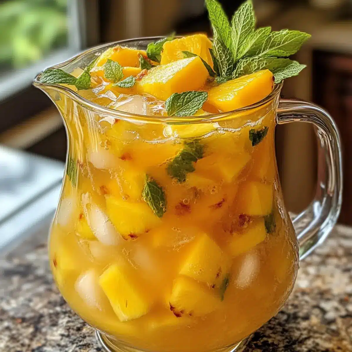 Tropical Pineapple Mango Rum Punch