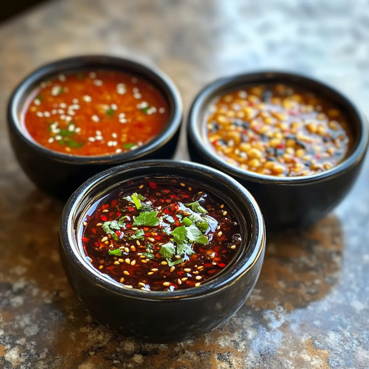 Trio of Asian Dipping Sauces