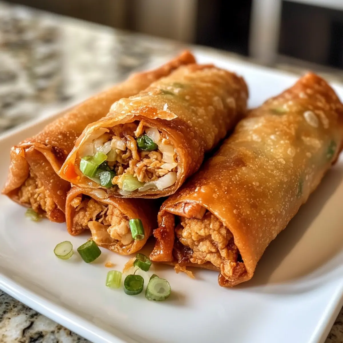 Tasty Teriyaki Chicken Egg Rolls