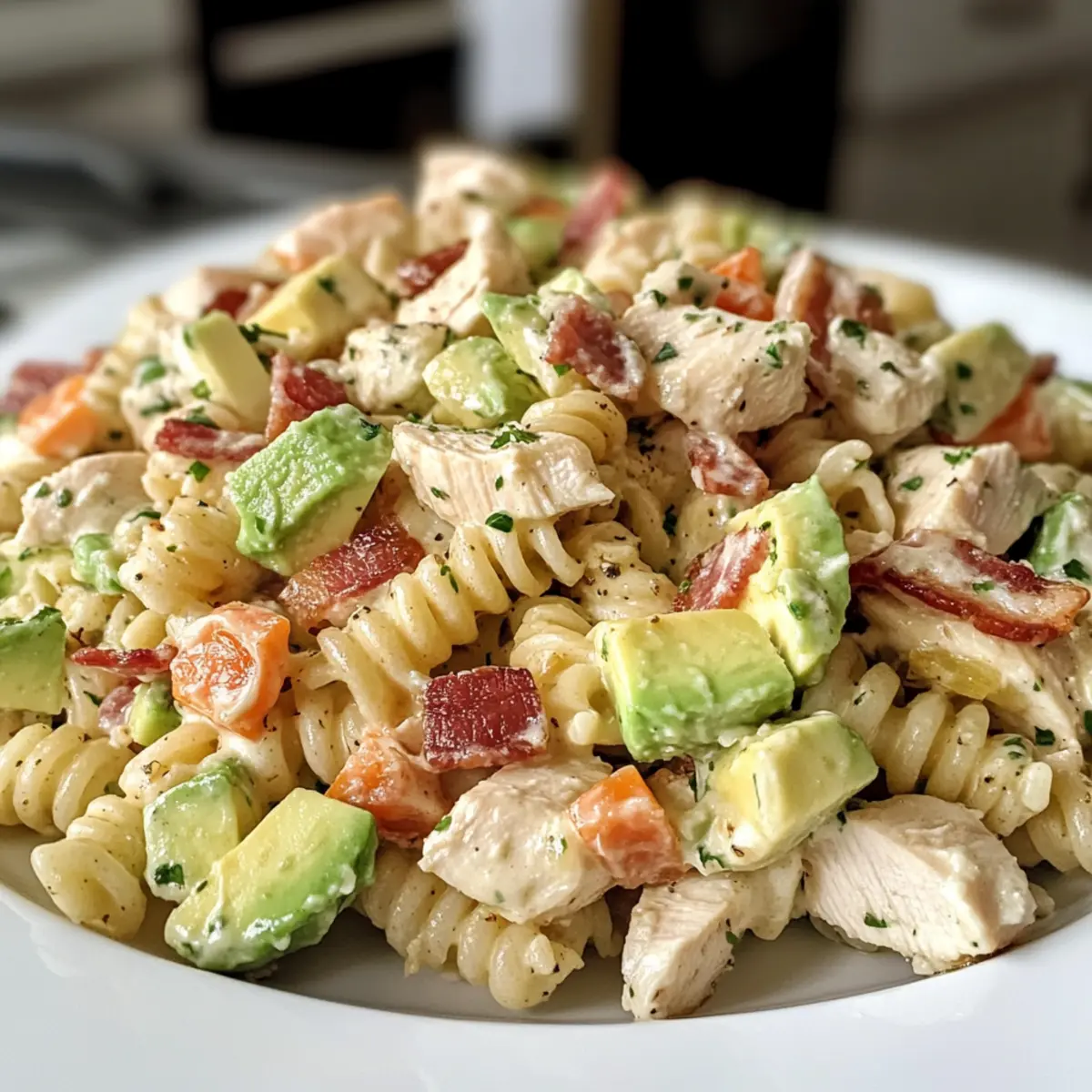 Creamy Chicken Pasta Salad