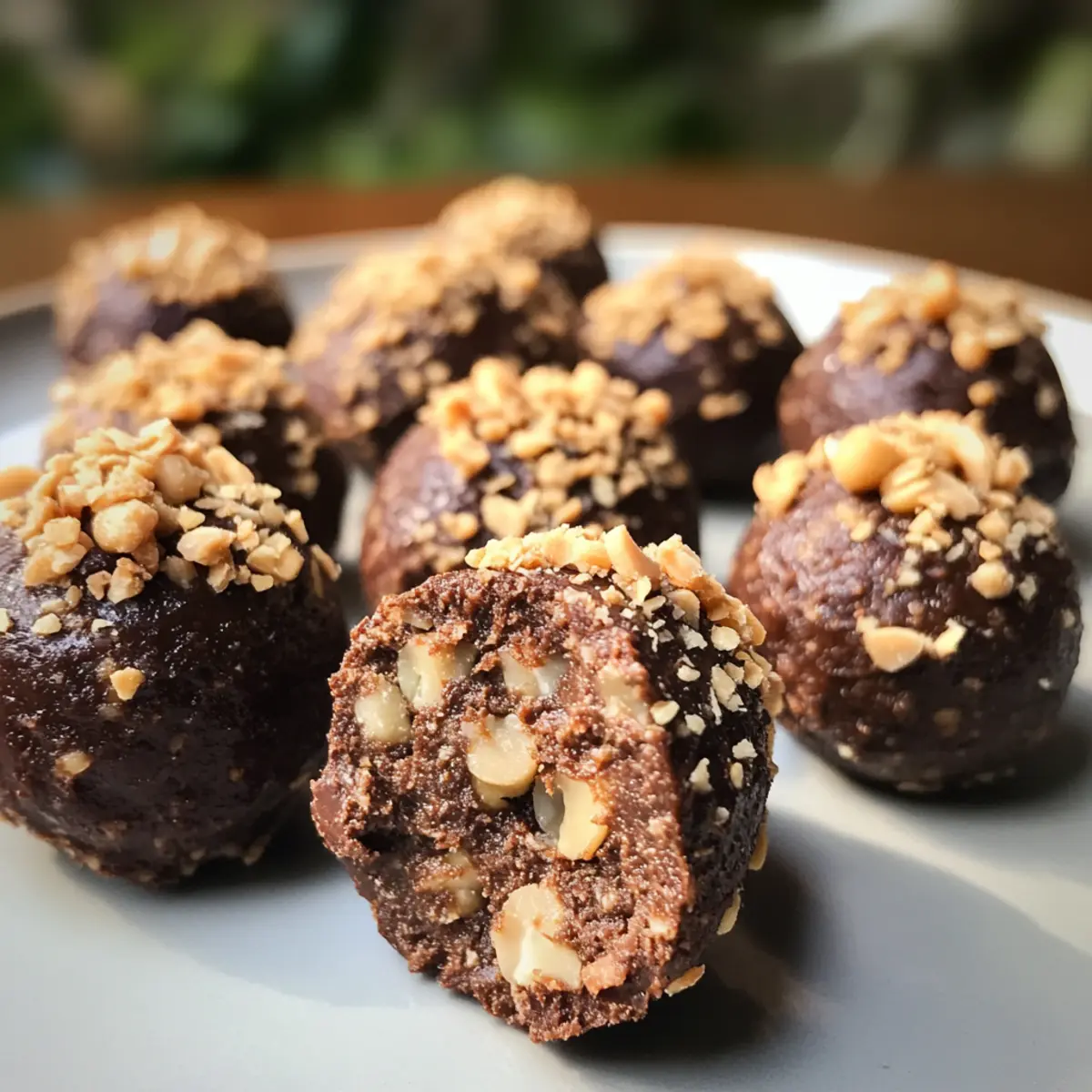 Healthy Chocolate Chickpea Truffles