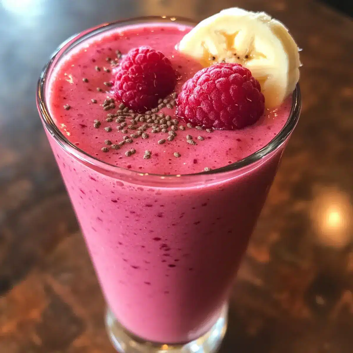Raspberry Rooibos Tea Smoothie