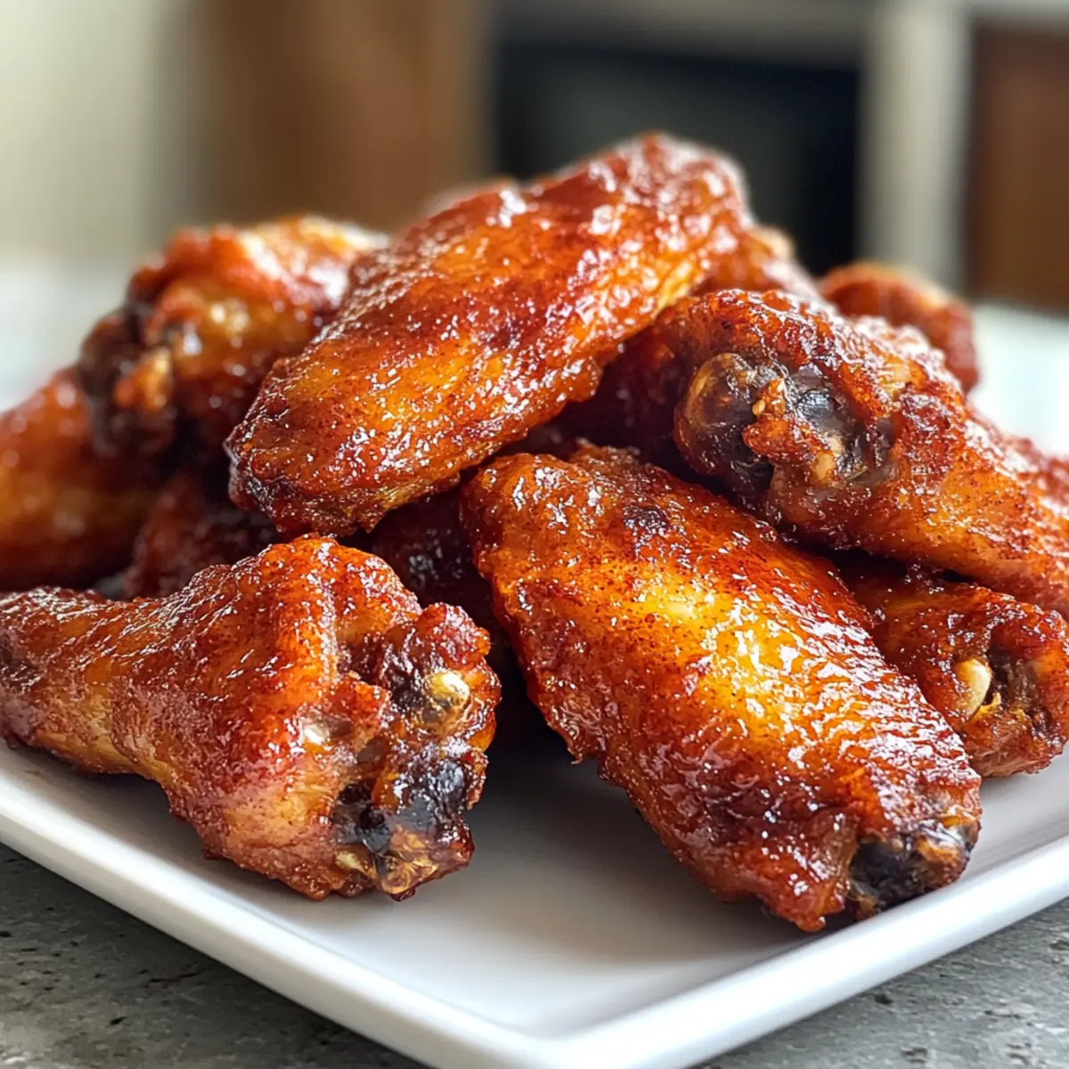 Crispy Spicy Oven Baked Chicken Wings