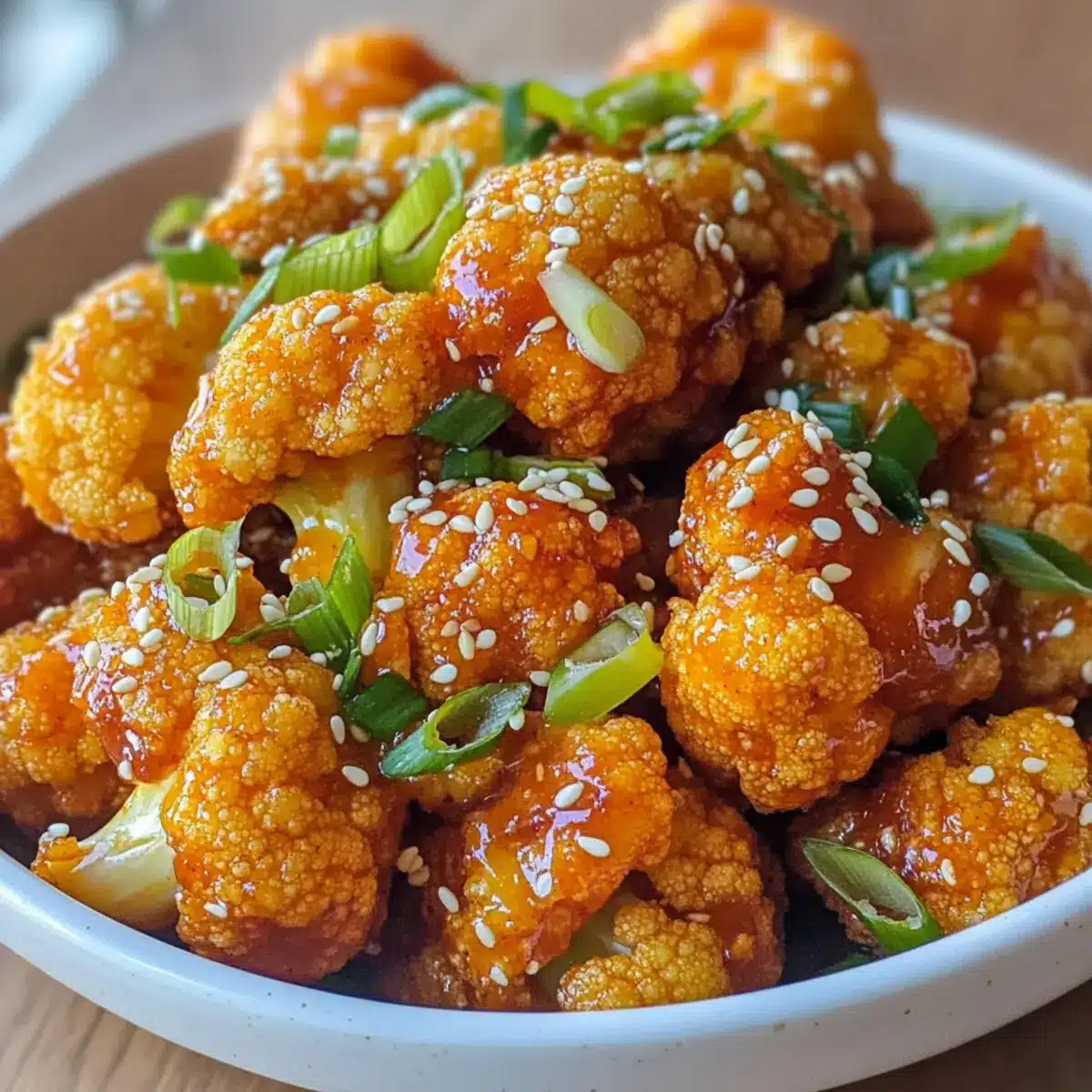 Baked Vegan Orange Cauliflower