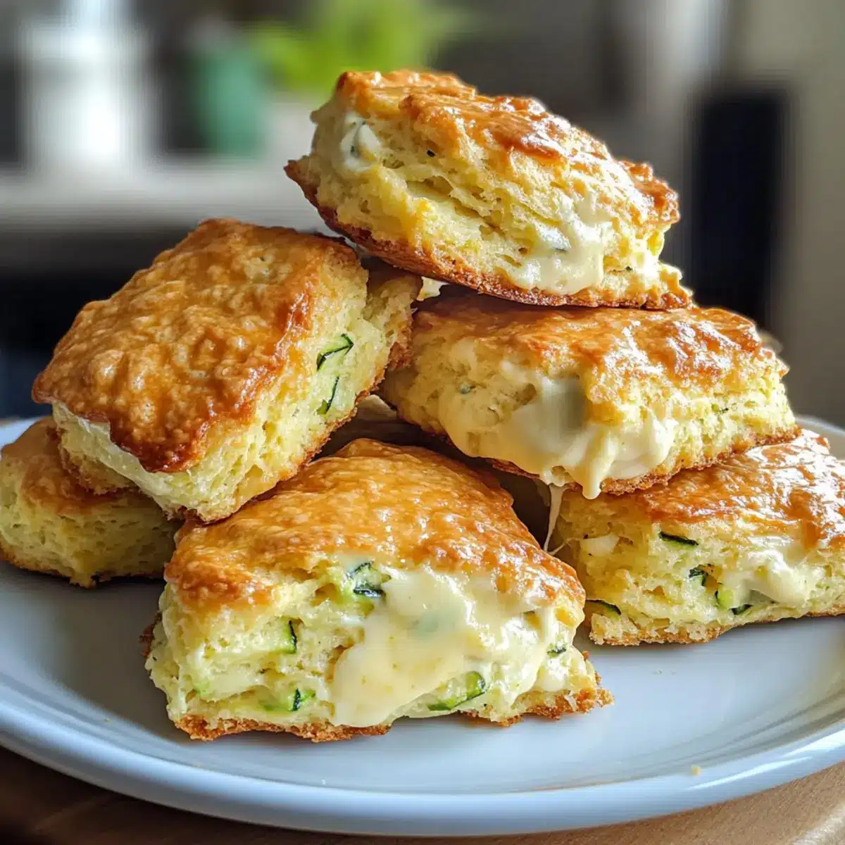 Zucchini Cheddar Scones