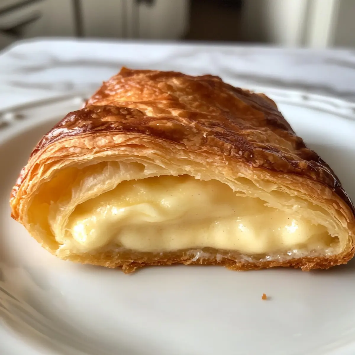 Cream Bombs with Vanilla Custard