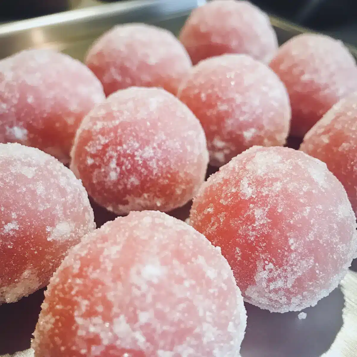 Watermelon Mochi
