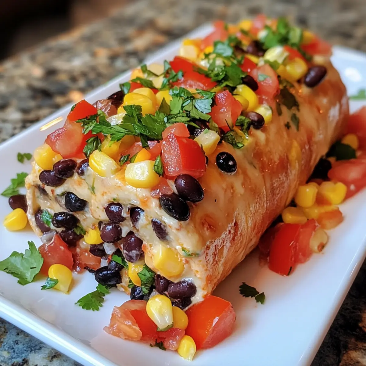 Fiesta Cowboy Caviar Cheese Log