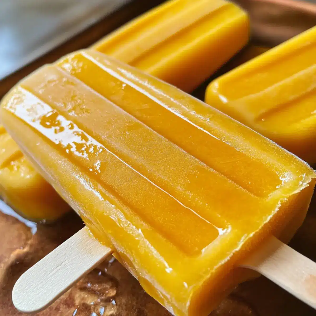 Mango Popsicles