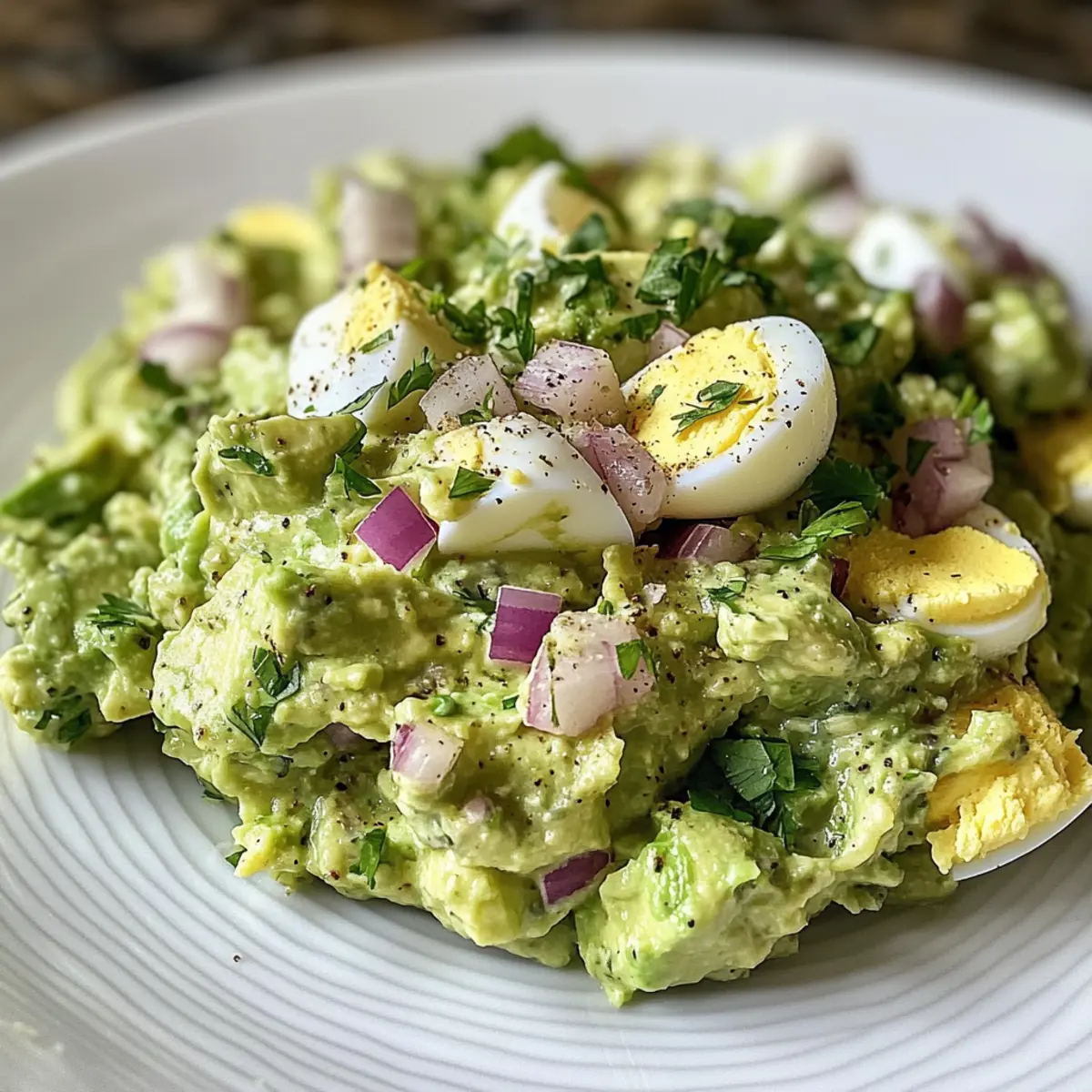 Herby Avocado Egg Salad