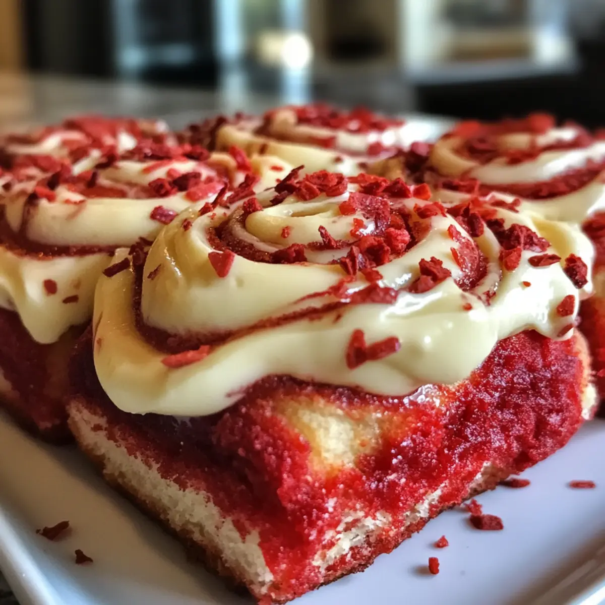 Red Velvet Cinnamon Rolls
