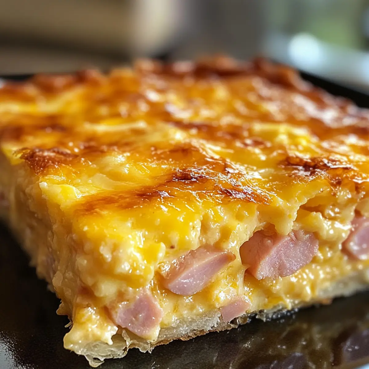 Ham and Cheese Breakfast Casserole