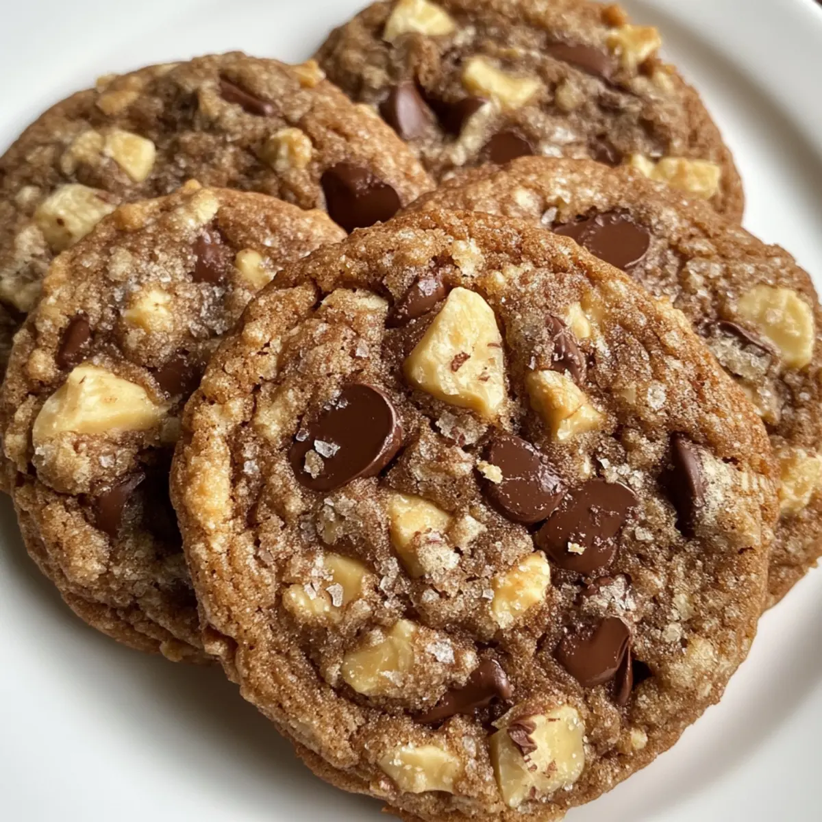 Chocolate Hazelnut Crunch Cookies