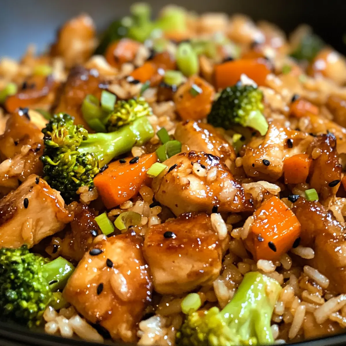 Mouthwatering Teriyaki Chicken Fried Rice
