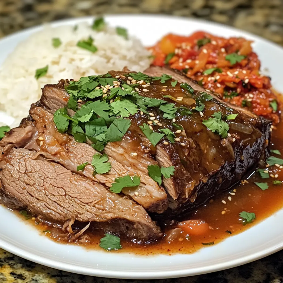 Juicy Korean Style Pot Roast