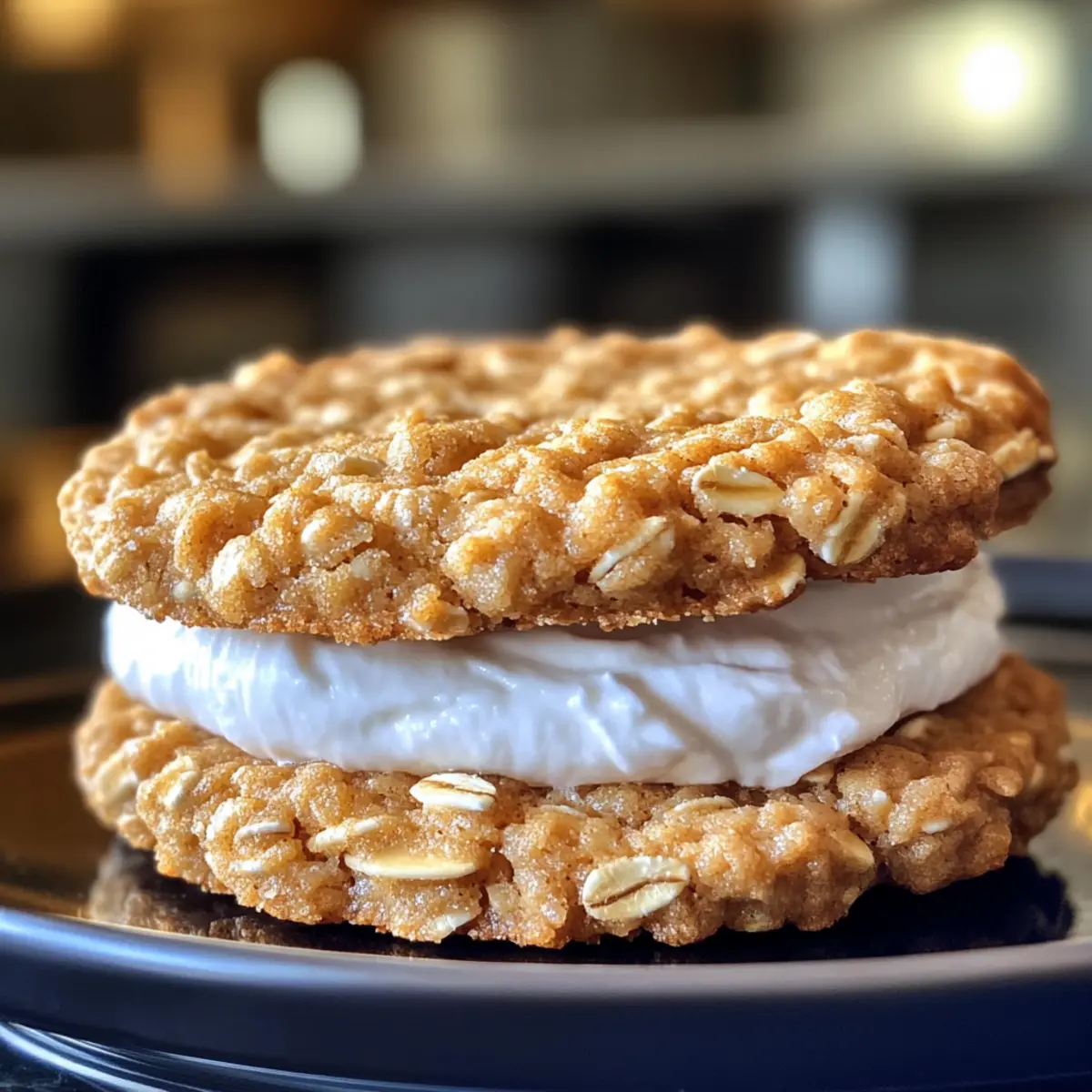 Crispy Homemade Oatmeal Cream Pies