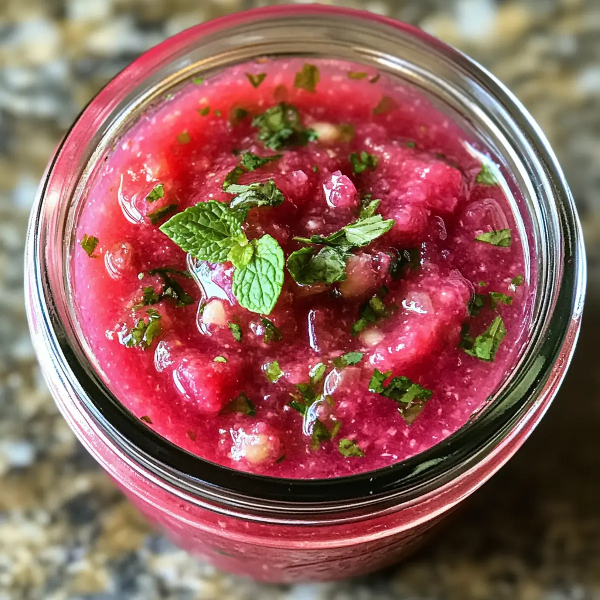 Small Batch Sugar-Free Watermelon Mint Jam