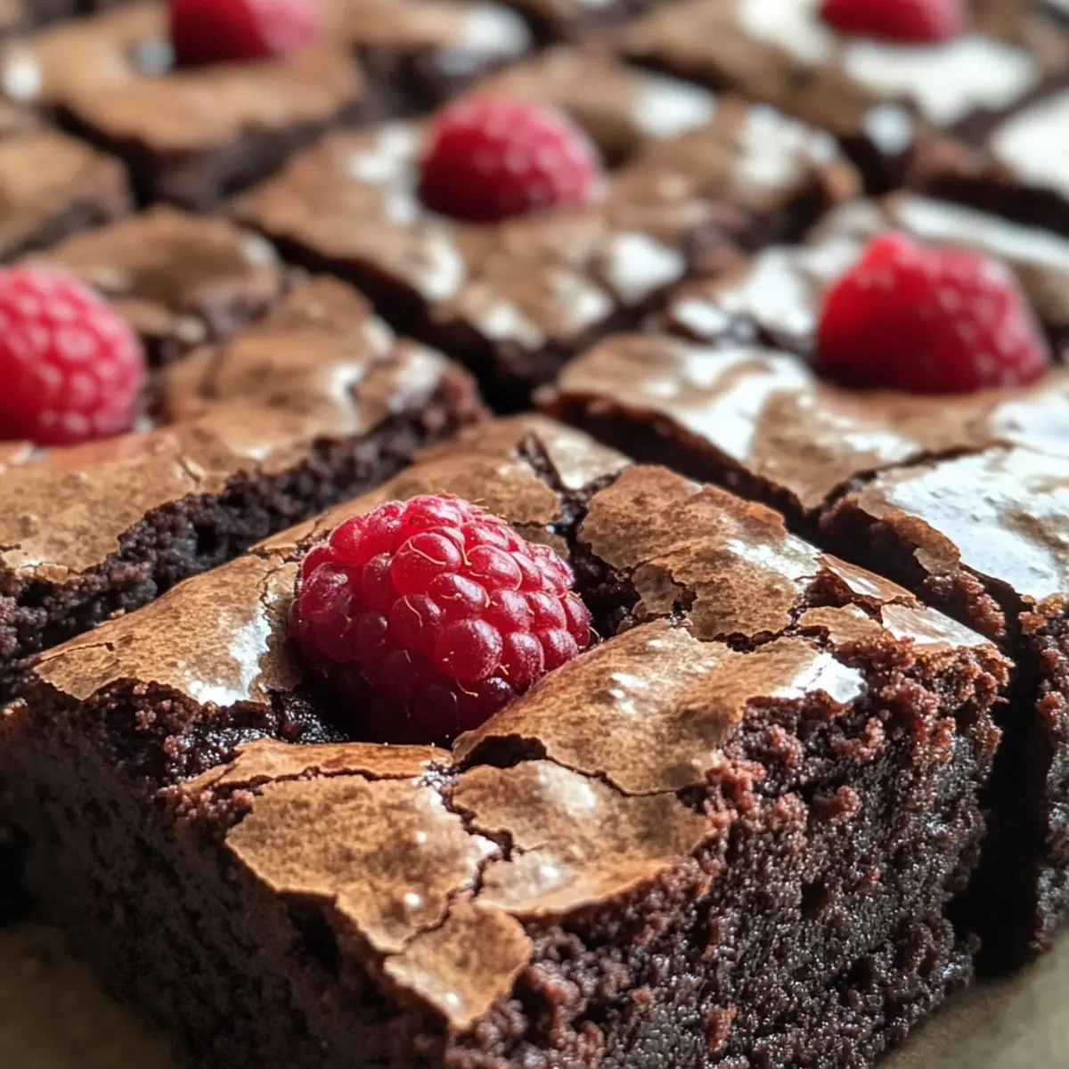 Classic Raspberry Brownies