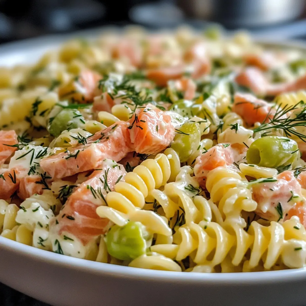 Smoked Salmon Pasta Salad