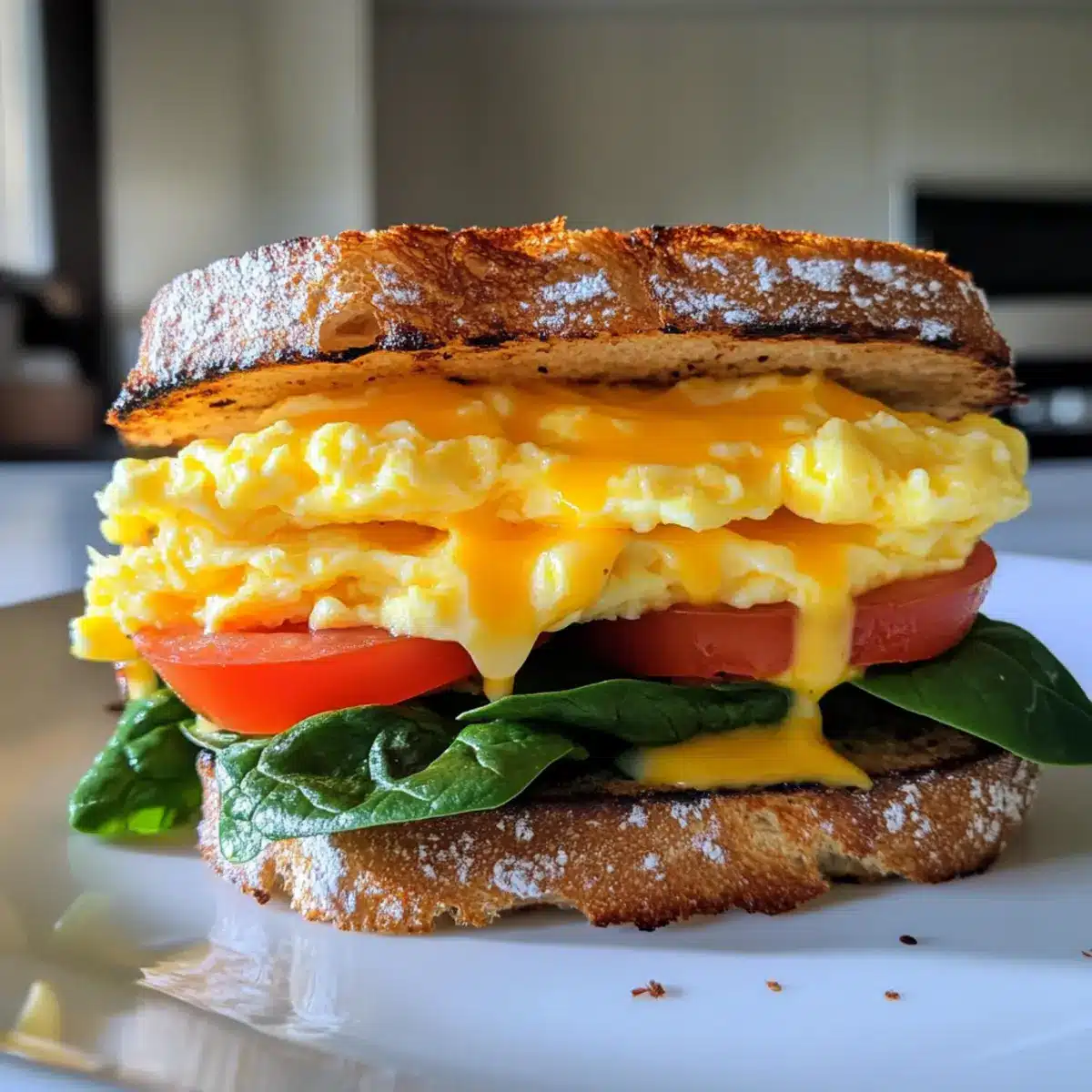 Fluffy Egg Sandwich