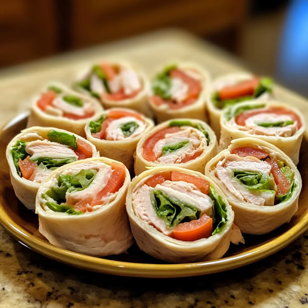 Turkey Club Pinwheels