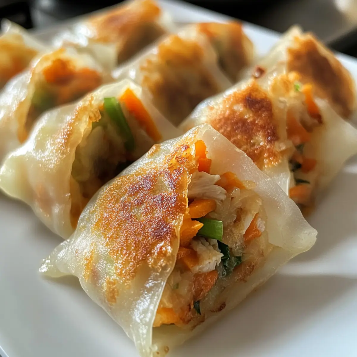 Crispy Rice Paper Dumplings